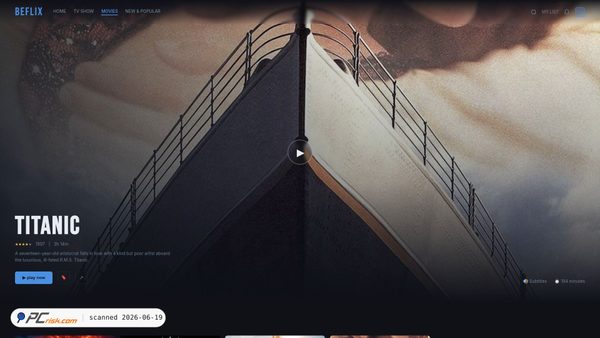 beflix.top screenshot