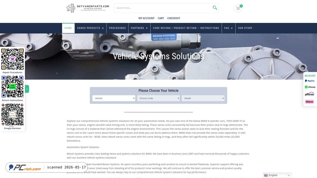 Screenshot of beisansystems.com