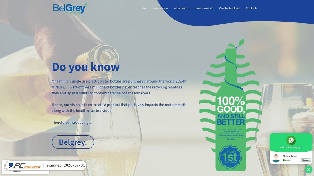 Screenshot of belgrey.in