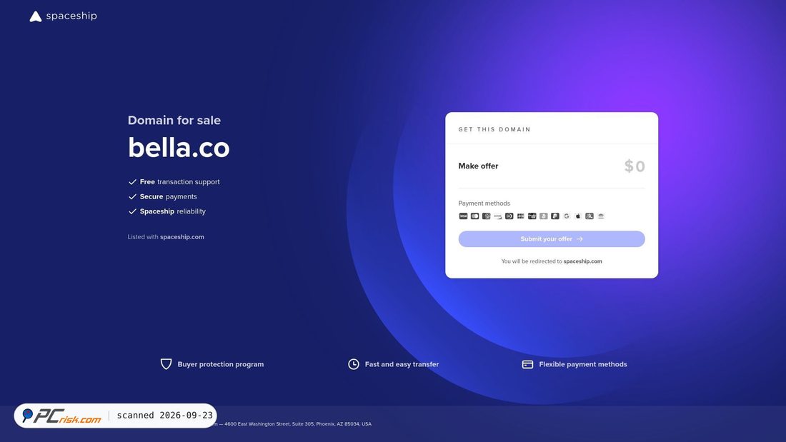 Screenshot von bella.co