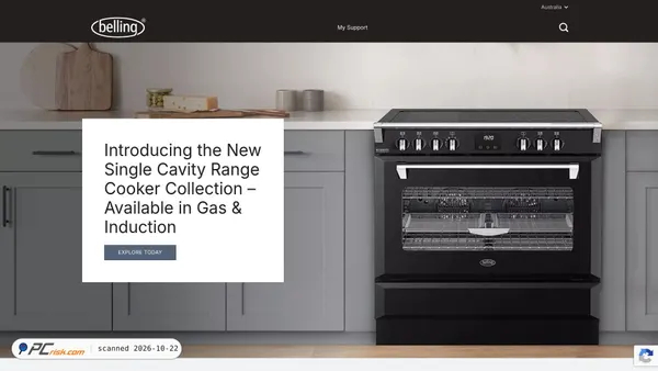 belling.com.au screenshot