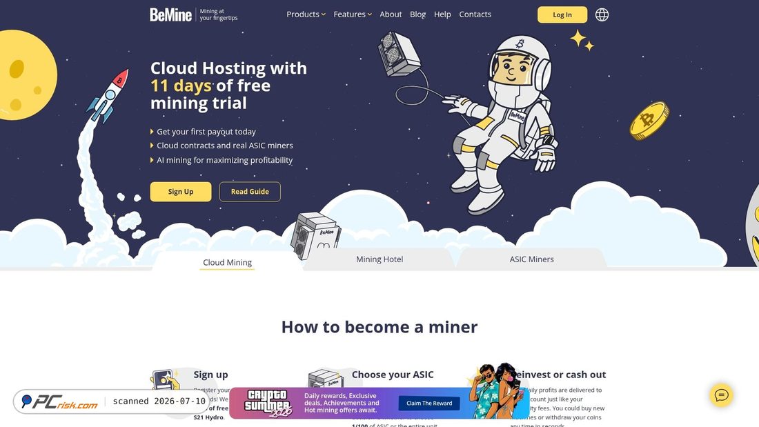 Screenshot of bemine.club