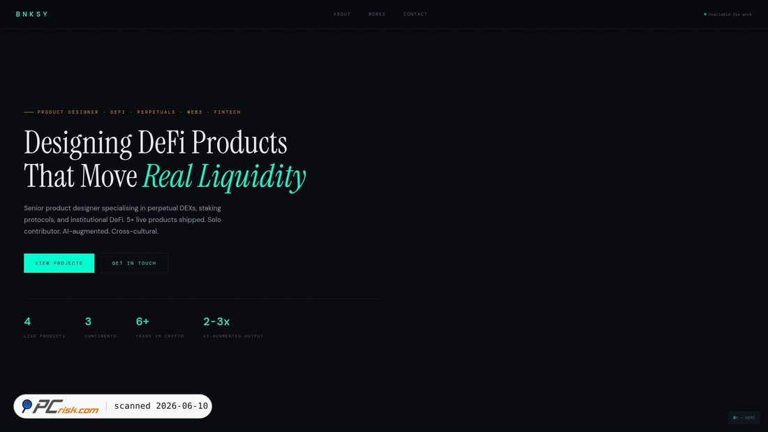 Screenshot of benksy-com.pages.dev