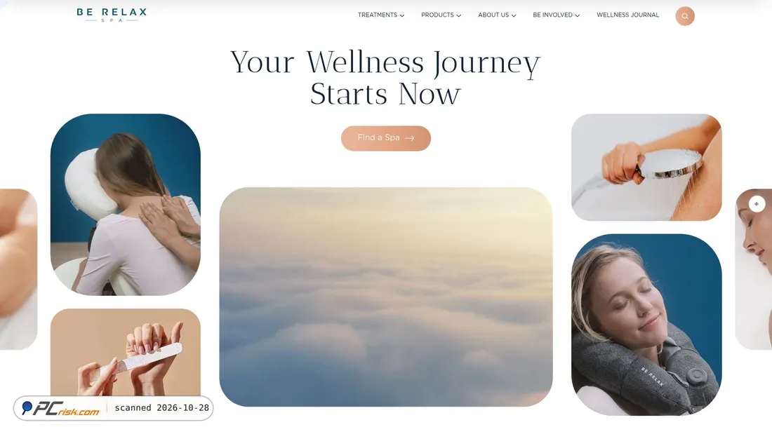 Screenshot of berelax.com