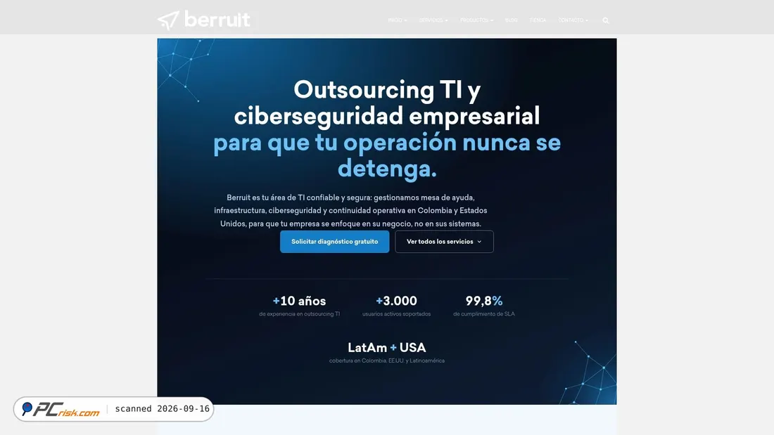 Screenshot of berruit.com
