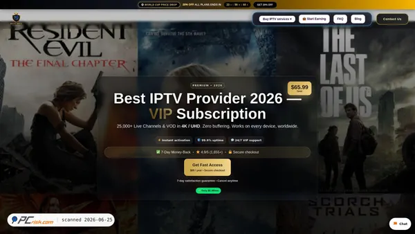 best-iptv-provider.com screenshot