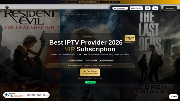 best-iptv-provider.com screenshot