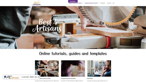 Captura de ecrã de best4artisans.eu