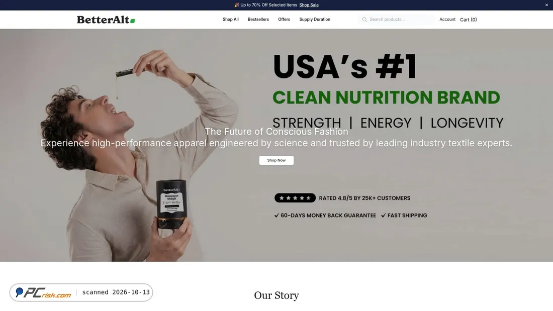 Screenshot of betteraltlabs.shop