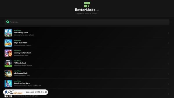 bettermods.net screenshot
