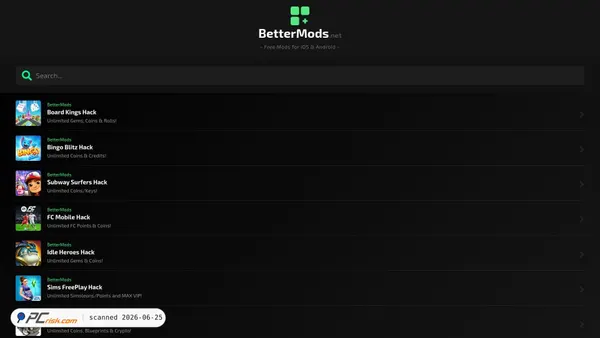 bettermods.net screenshot