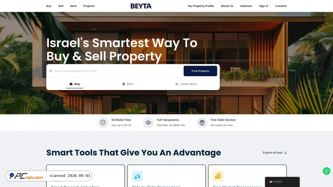 Captura de ecrã de beyta.com