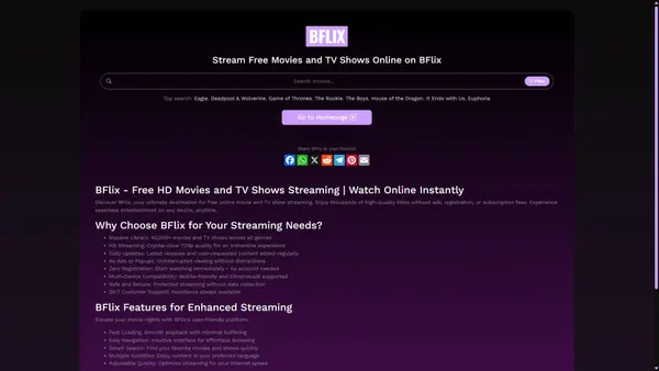 Captura de ecrã de bflixhd.lol