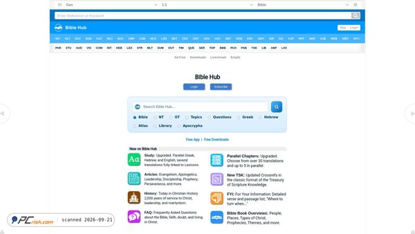 biblehub.com screenshot