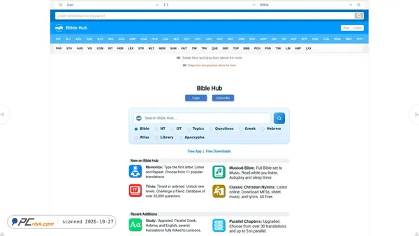 biblehub.com screenshot