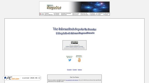 bibliotecapleyades.net screenshot