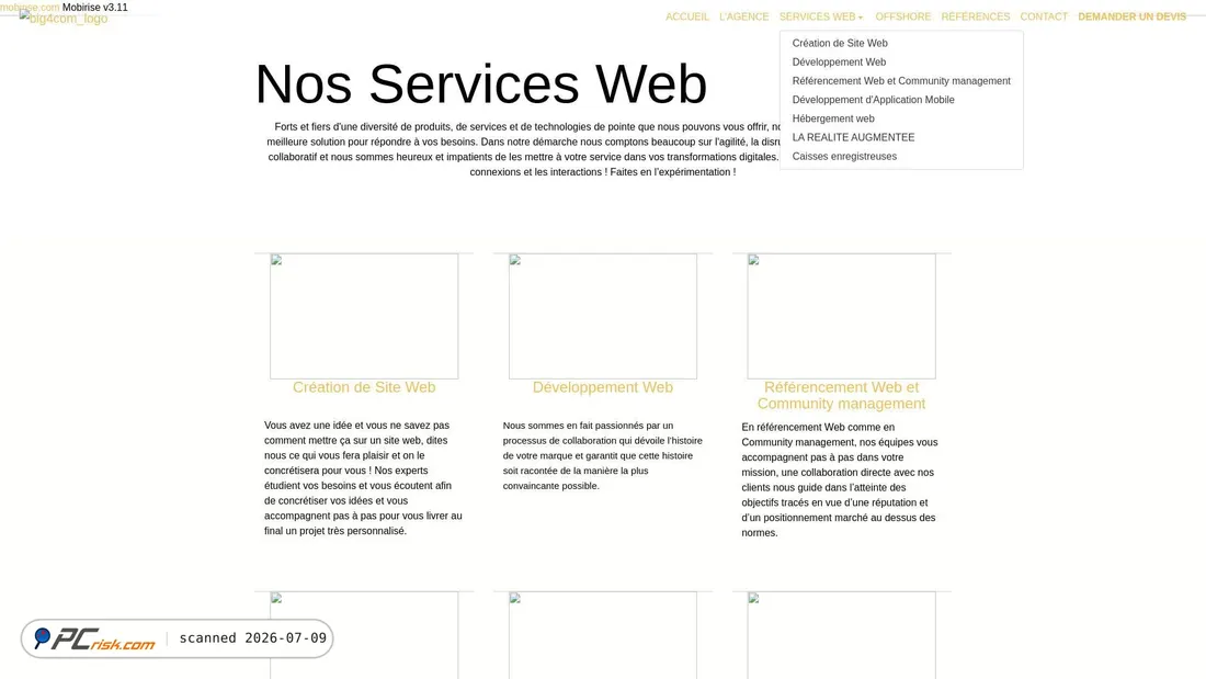 Screenshot of big4com.com