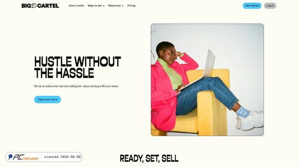 bigcartel.com screenshot