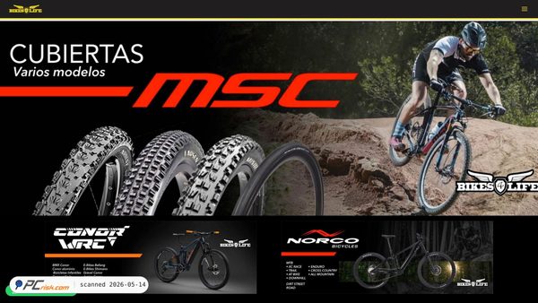 bikes4life.es screenshot
