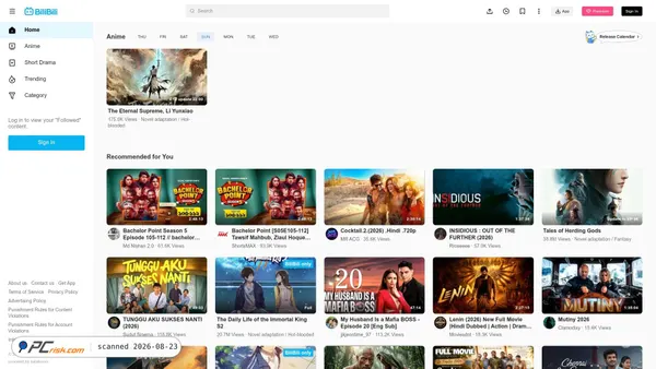 bilibili.tv screenshot