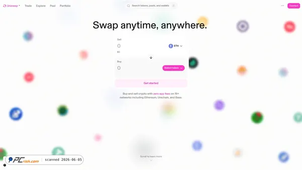 binance-1-2-11-uniswap.vercel.app screenshot