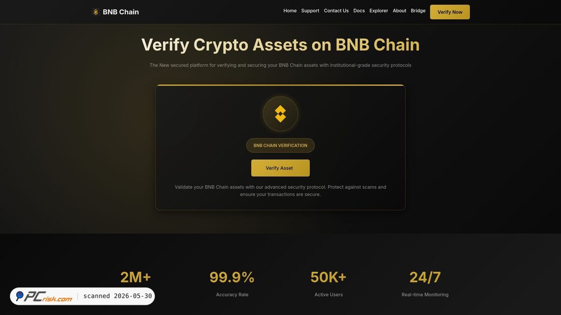 Screenshot di binancebep.org