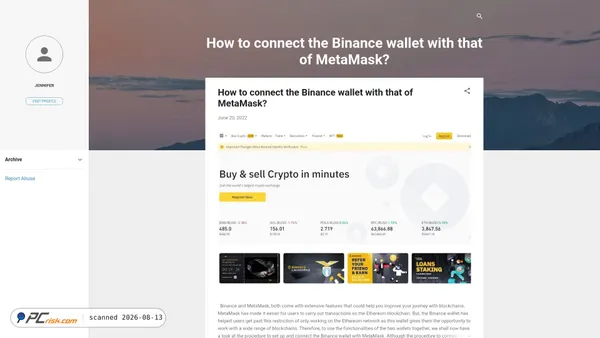 binancewallett.blogspot.com screenshot