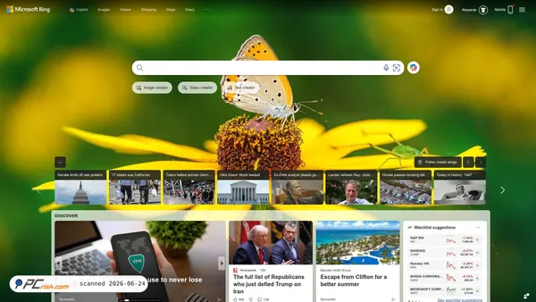 bing.com screenshot