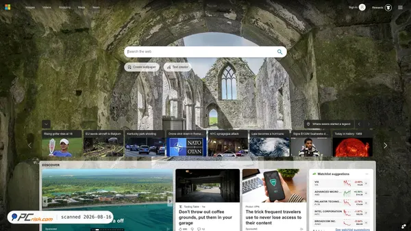 bing.com screenshot