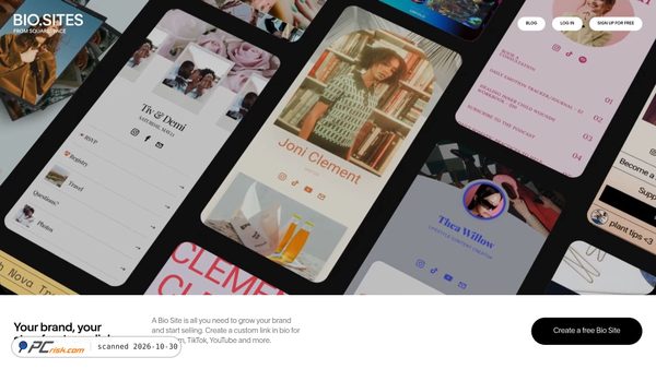 Captura de bio.site