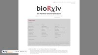 biorxiv.org screenshot