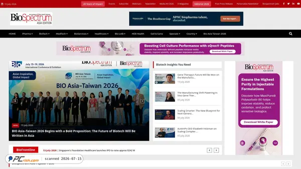 biospectrumasia.com screenshot