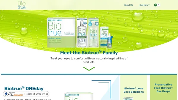 biotrue.ca Screenshot