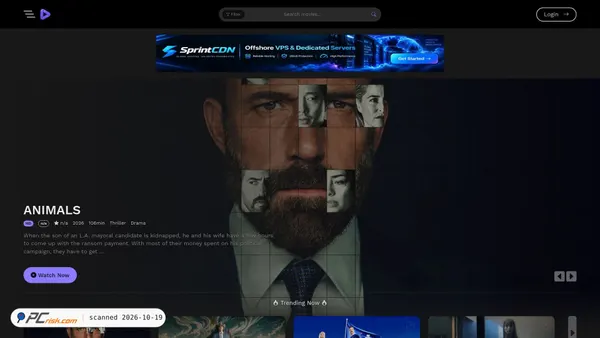 bitcine.one screenshot