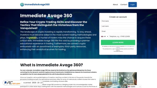 bitcoinavageai.app screenshot