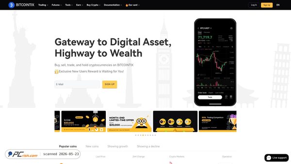 bitcointix.com screenshot