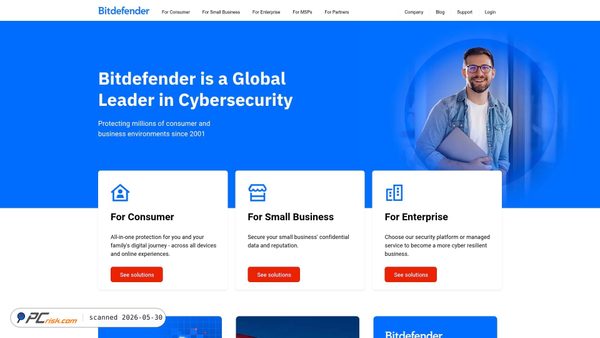 bitdefender.com screenshot