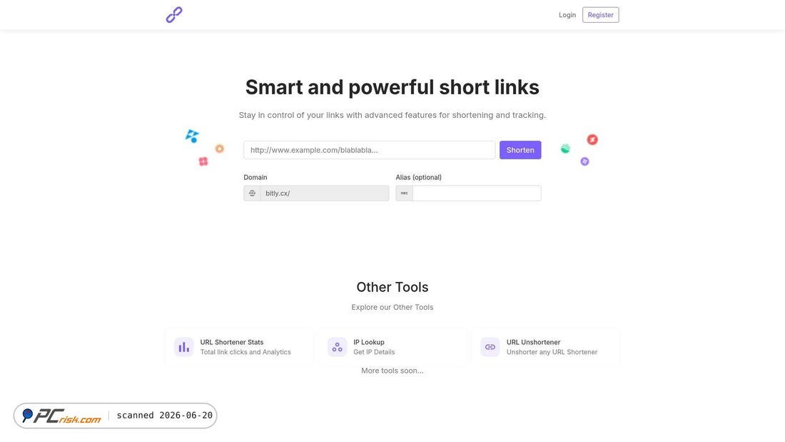 Screenshot of bitly.cx