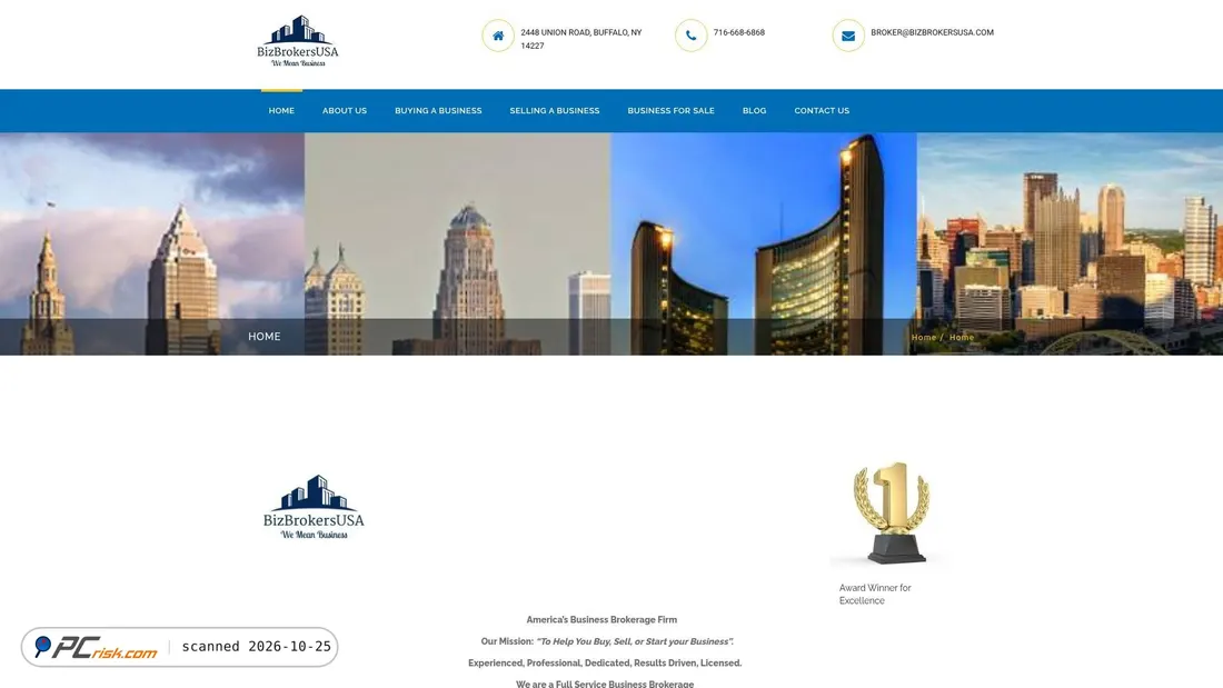Screenshot of bizbrokersusa.com