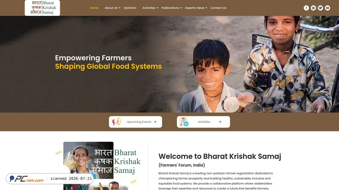 Screenshot of bks.org.in