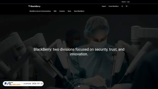 blackberry.com screenshot
