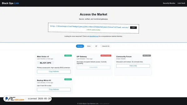 blackopsmarketlink.org screenshot