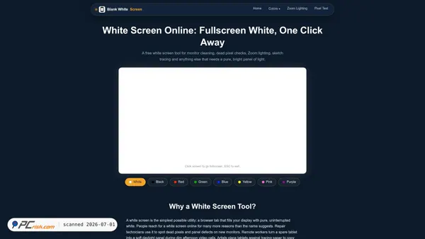 blankwhitescreen.dev screenshot