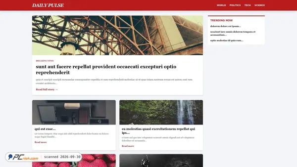 Zrzut ekranu blevynton.org