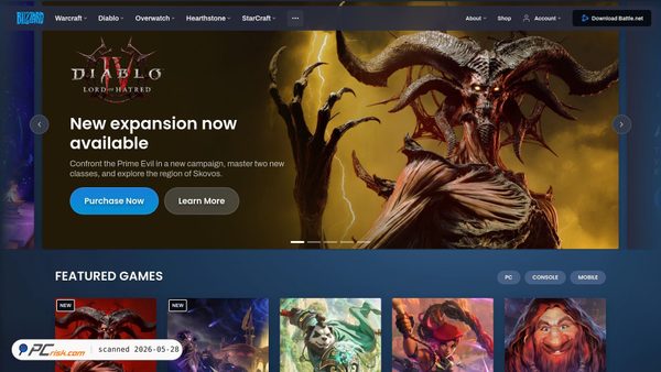 blizzard.com screenshot