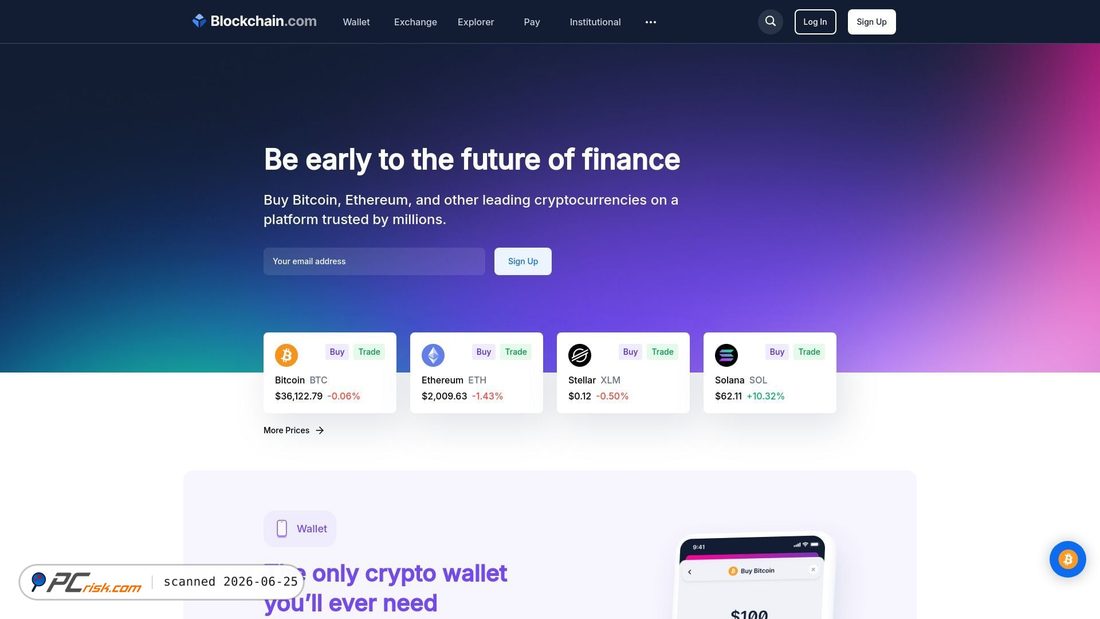 Screenshot of blockchain-clone-lyart.vercel.app