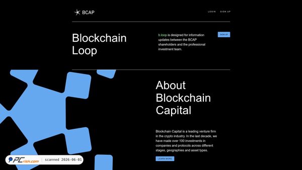 blockchainloop.com screenshot