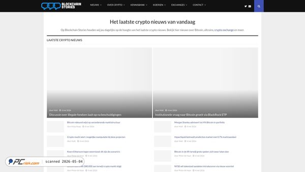 Captura de blockchainstories.com