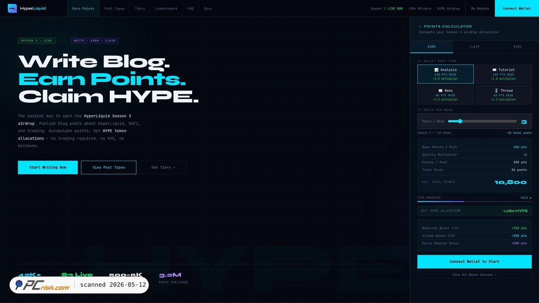 Screenshot von blog-hyperliquid.shop