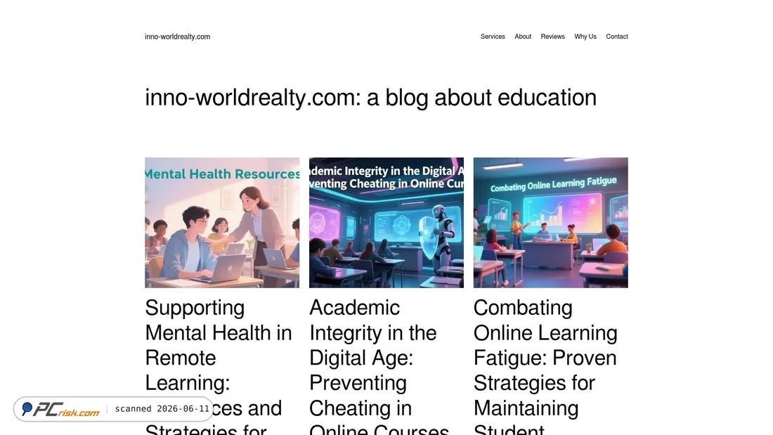 Screenshot di blog.inno-worldrealty.com